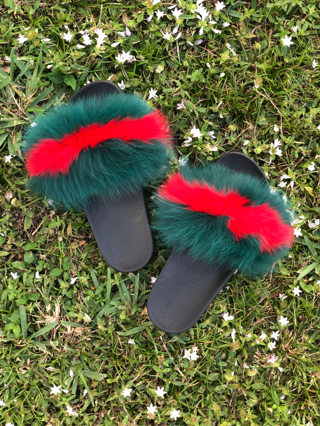 "GG" Fur Slides (PREORDER)